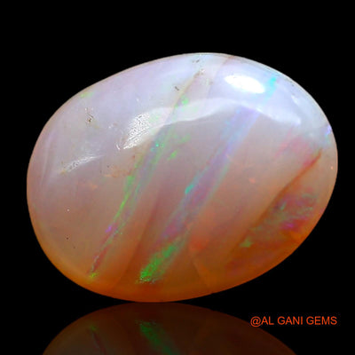 1.00 Cts Natural Australian Fire Opal Loose Gemstone Oval Cabochon 9x7x2 mm AC-782