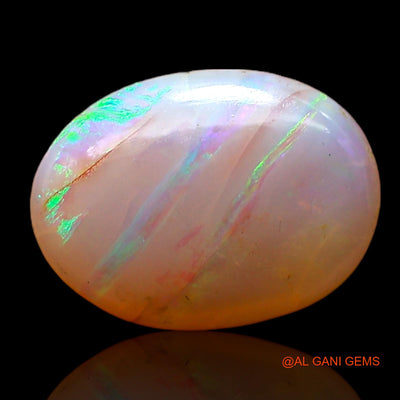 1.00 Cts Natural Australian Fire Opal Loose Gemstone Oval Cabochon 9x7x2 mm AC-782