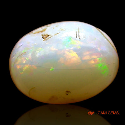 1.00 Cts Natural Australian Fire Opal Loose Gemstone Oval Cabochon 9x6x3 mm AC-783