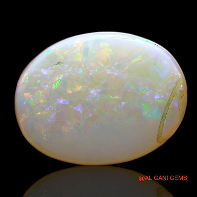 1.00 Cts Natural Australian Fire Opal Loose Gemstone Oval Cabochon 9x6x3 mm AC-783