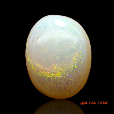 1.00 Cts Unheated Australian Fire Opal Loose Gemstone Oval Cabochon Natural 8x6x3 mm AC-785