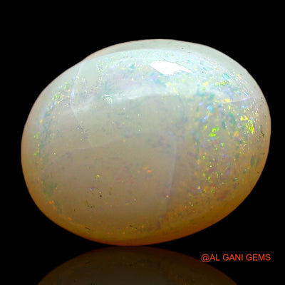 1.00 Cts Unheated Australian Fire Opal Loose Gemstone Oval Cabochon Natural 8x6x3 mm AC-785