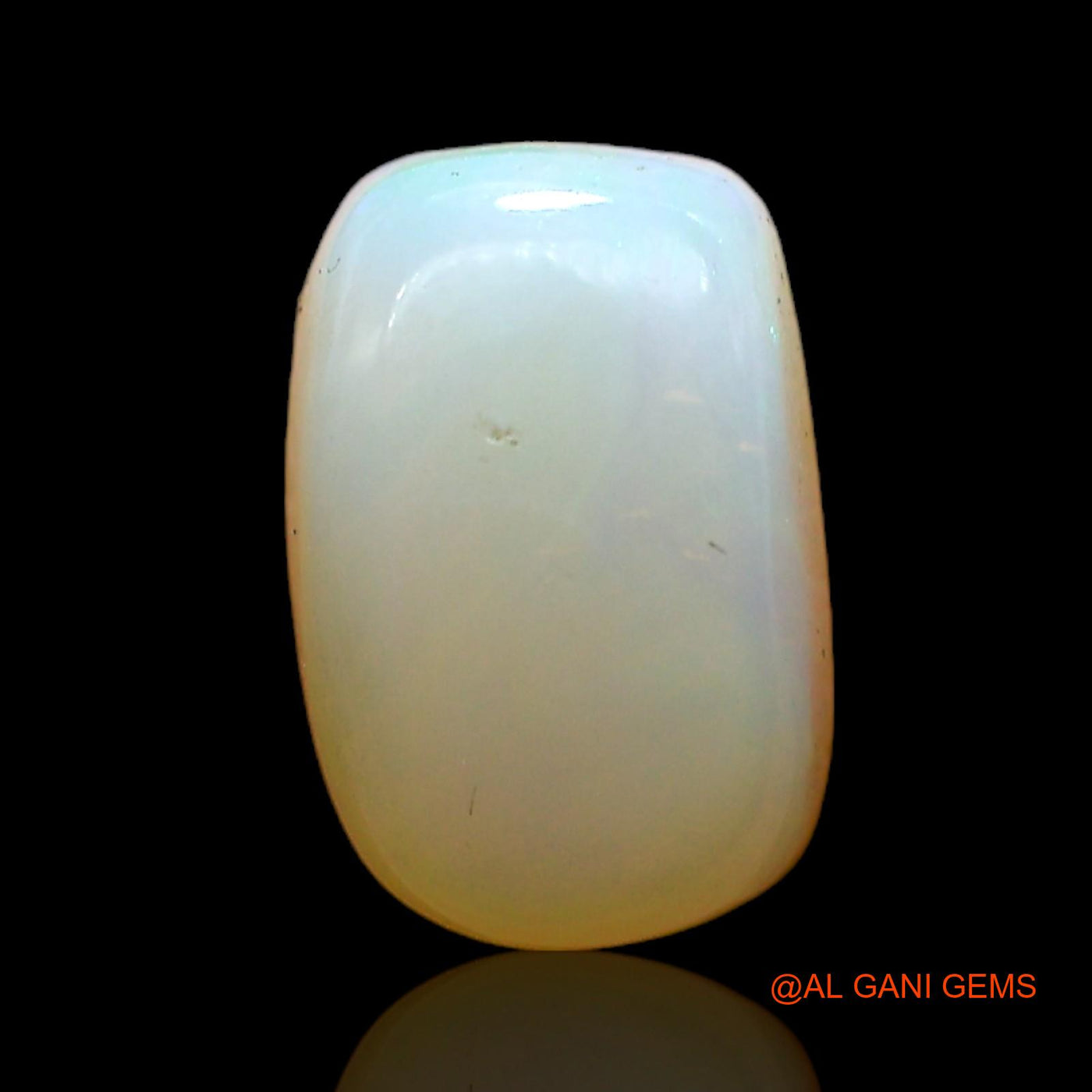 1.00 Cts Unheated Australian Fire Opal Loose Gemstone Oval Cabochon Natural 9x6x3 mm AC-786