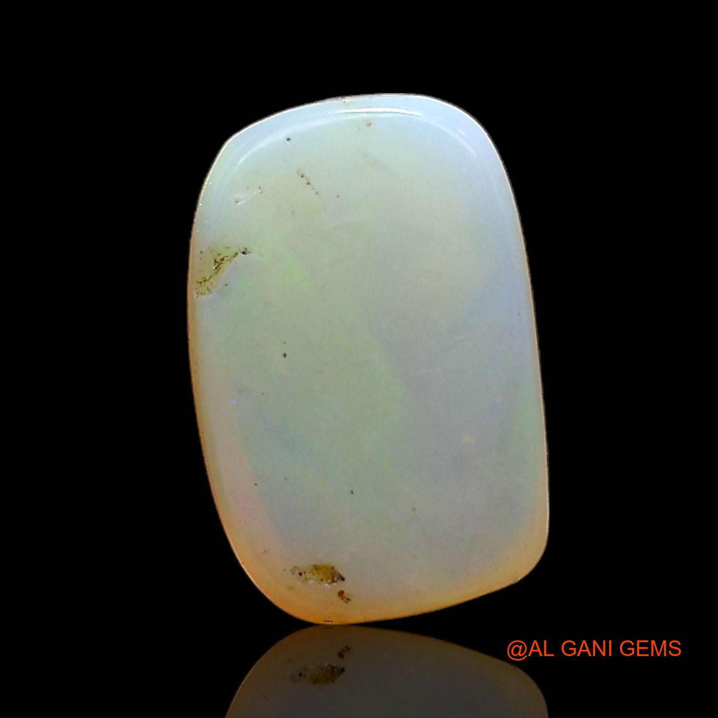 1.00 Cts Unheated Australian Fire Opal Loose Gemstone Oval Cabochon Natural 9x6x3 mm AC-786