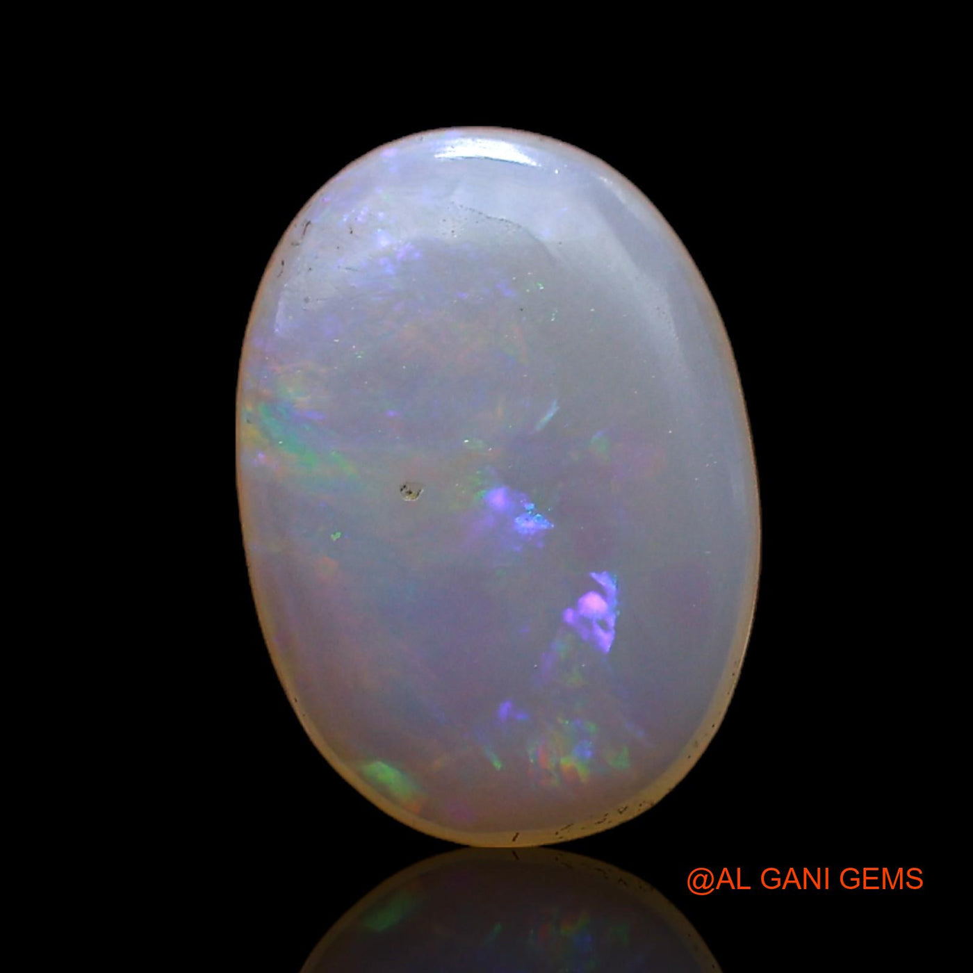 1.00 Cts Natural Australian Fire Opal Loose Gemstone Oval Cabochon 9x6x2 mm AC-787