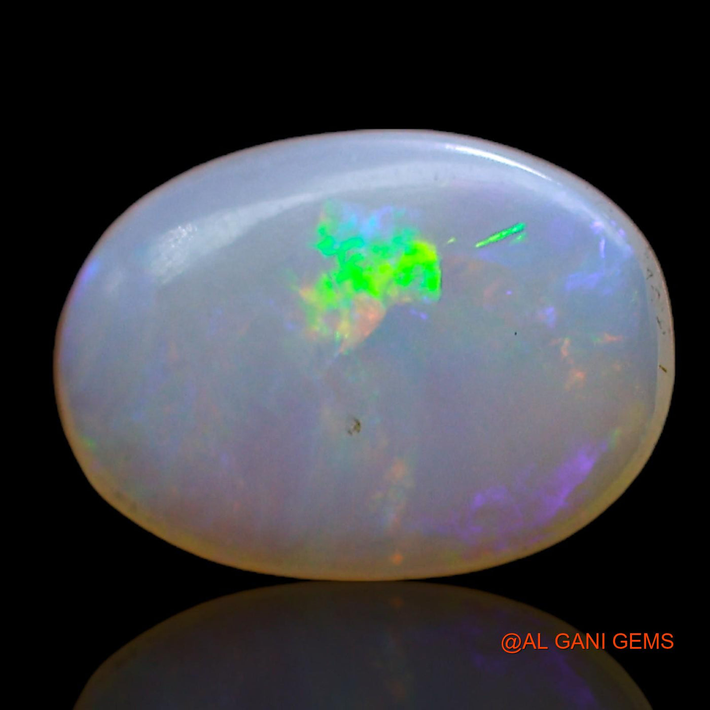 1.00 Cts Natural Australian Fire Opal Loose Gemstone Oval Cabochon 9x6x2 mm AC-787