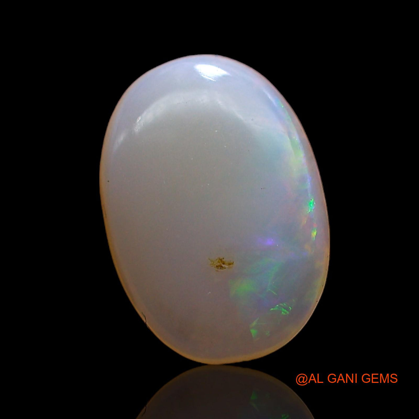 1.00 Cts Natural Australian Fire Opal Loose Gemstone Oval Cabochon 9x6x2 mm AC-787