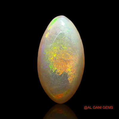 1.00 Cts Natural Australian Fire Opal Loose Gemstone Fancy Cabochon 9x5x3 mm AC-788