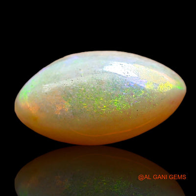 1.00 Cts Natural Australian Fire Opal Loose Gemstone Fancy Cabochon 9x5x3 mm AC-788
