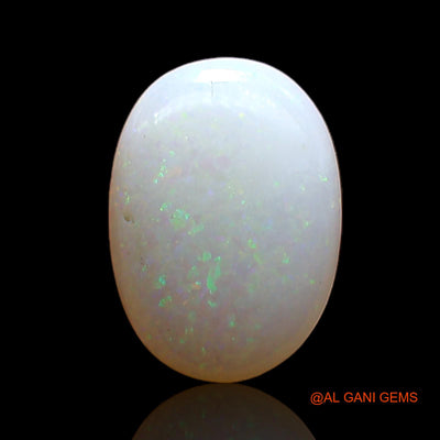 1.00 Cts Natural Australian Fire Opal Loose Gemstone Oval Cabochon 8x6x2 mm AC-789