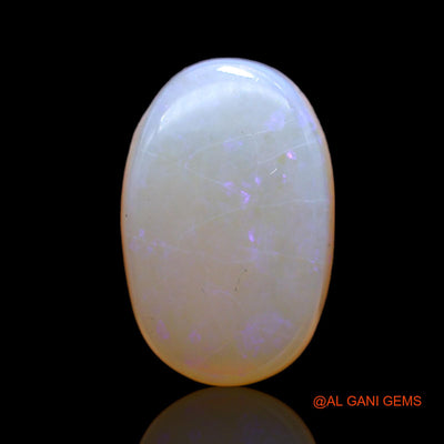 Natural Untreated Fire Opal Loose Gemstone Oval Cabochon From Australia 7.00 Cts 17x11x5 mm AC-78