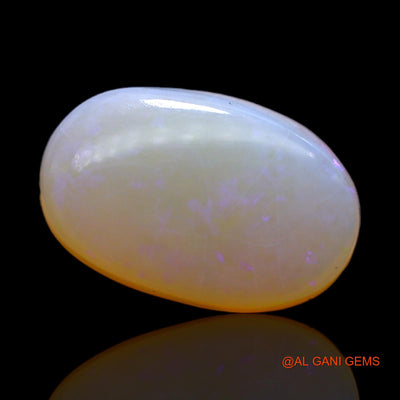 Natural Untreated Fire Opal Loose Gemstone Oval Cabochon From Australia 7.00 Cts 17x11x5 mm AC-78
