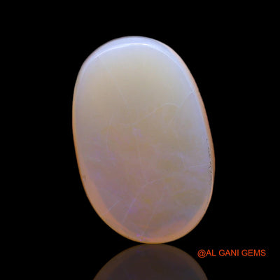 Natural Untreated Fire Opal Loose Gemstone Oval Cabochon From Australia 7.00 Cts 17x11x5 mm AC-78