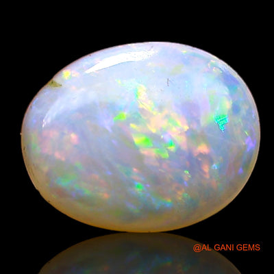 1.00 Cts Natural Australian Fire Opal Loose Gemstone Oval Cabochon 8x6x2 mm AC-793