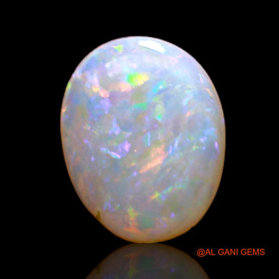 1.00 Cts Natural Australian Fire Opal Loose Gemstone Oval Cabochon 8x6x2 mm AC-793
