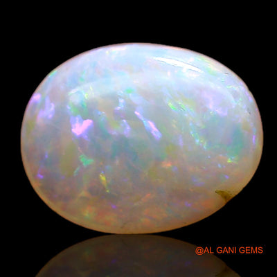 1.00 Cts Natural Australian Fire Opal Loose Gemstone Oval Cabochon 8x6x2 mm AC-793