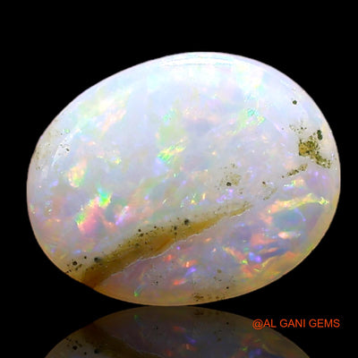 1.00 Cts Natural Australian Fire Opal Loose Gemstone Oval Cabochon 8x6x2 mm AC-793