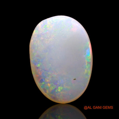 1.00 Cts Natural Australian Fire Opal Oval Cabochon Loose Gemstone For Jewelry 8x6x1 mm AC-794