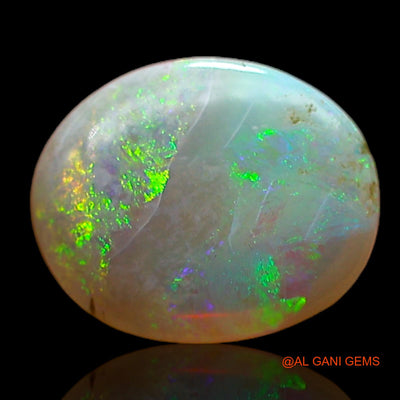 1.00 Cts Natural Australian Fire Opal Loose Gemstone Oval Cabochon 8x6x3 mm AC-795