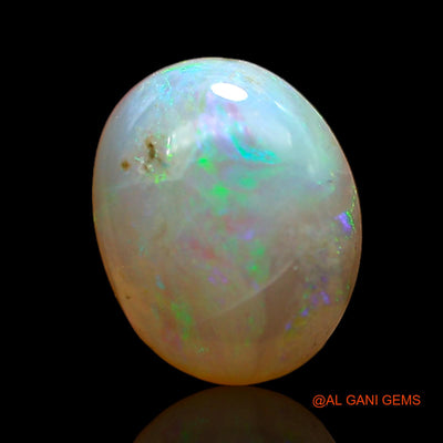 1.00 Cts Natural Australian Fire Opal Loose Gemstone Oval Cabochon 8x6x3 mm AC-795