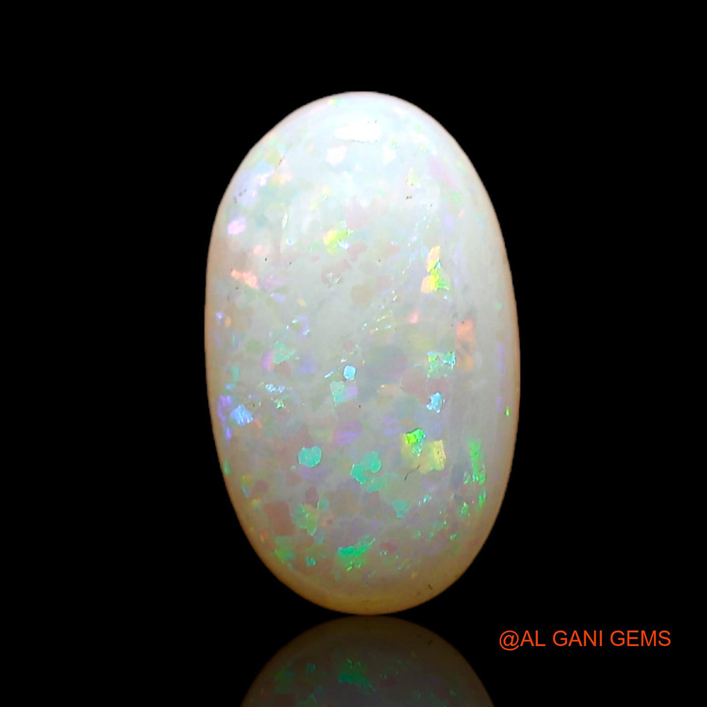 1.00 Cts Natural Australian Fire Opal Loose Gemstone Oval Cabochon 9x5x2 mm AC-797