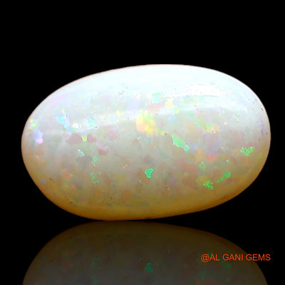 1.00 Cts Natural Australian Fire Opal Loose Gemstone Oval Cabochon 9x5x2 mm AC-797
