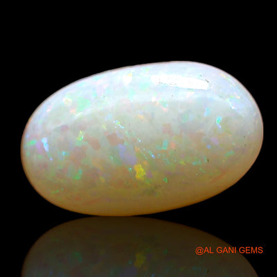 1.00 Cts Natural Australian Fire Opal Loose Gemstone Oval Cabochon 9x5x2 mm AC-797