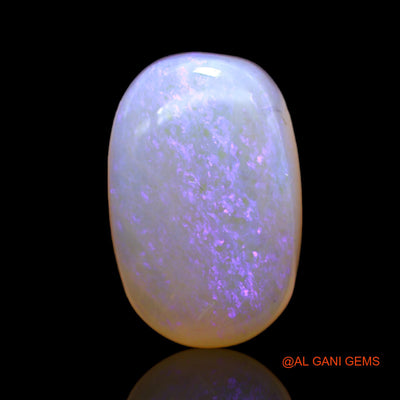 Natural Untreated Fire Opal Loose Gemstone Oval Cabochon From Australia 16.00 Cts 19x12x9 mm AC-7