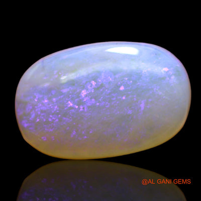 Natural Untreated Fire Opal Loose Gemstone Oval Cabochon From Australia 16.00 Cts 19x12x9 mm AC-7
