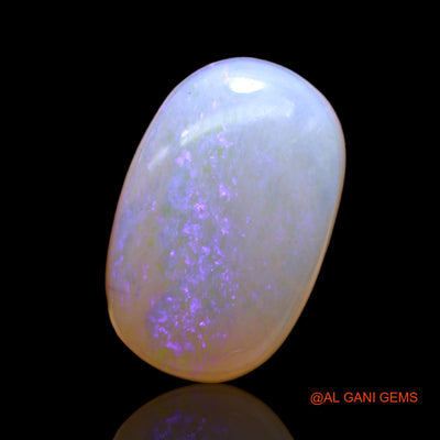 Natural Untreated Fire Opal Loose Gemstone Oval Cabochon From Australia 16.00 Cts 19x12x9 mm AC-7
