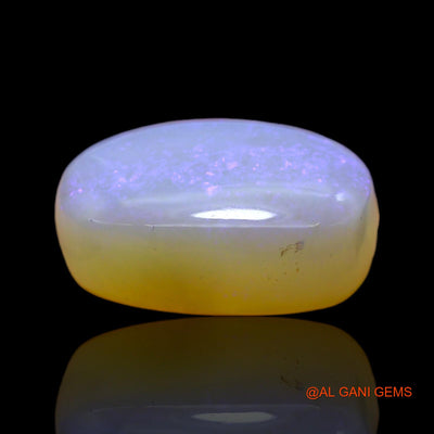 Natural Untreated Fire Opal Loose Gemstone Oval Cabochon From Australia 16.00 Cts 19x12x9 mm AC-7