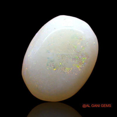 Natural Untreated Fire Opal Loose Gemstone Oval Cabochon From Australia 1.00 Cts 8x6x2 mm AC-800