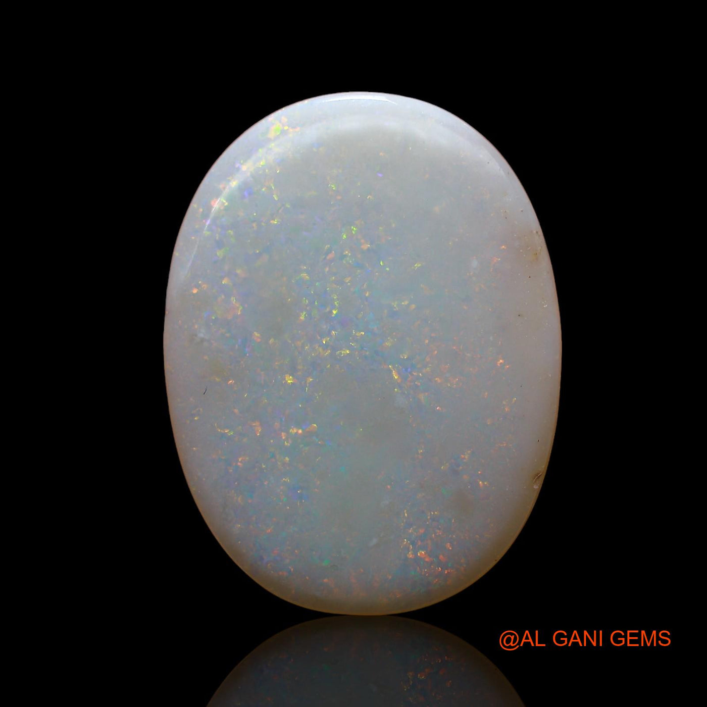 12.00 Cts Natural Australian Fire Opal Loose Gemstone Oval Cabochon 26x20x3 mm AC-801