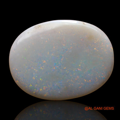 12.00 Cts Natural Australian Fire Opal Loose Gemstone Oval Cabochon 26x20x3 mm AC-801