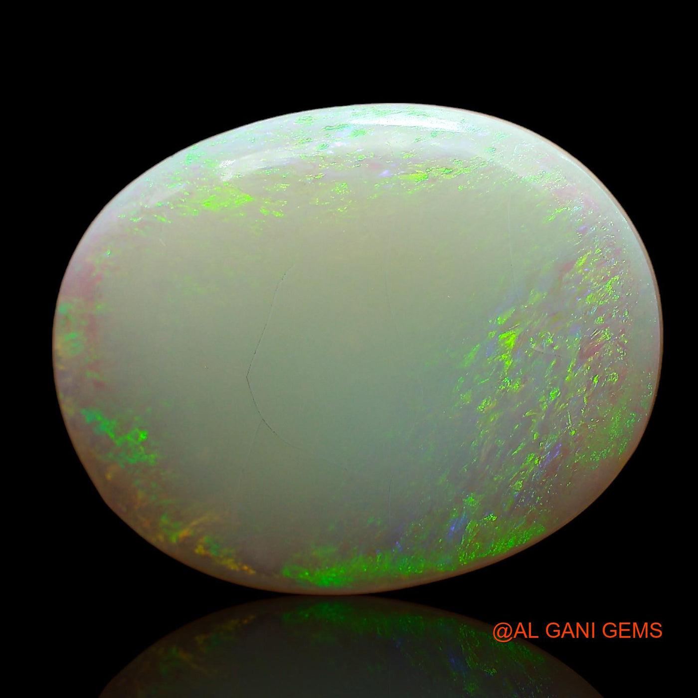 15.00 Cts Natural Australian Fire Opal Loose Gemstone Oval Cabochon 23x18x5 mm AC-802