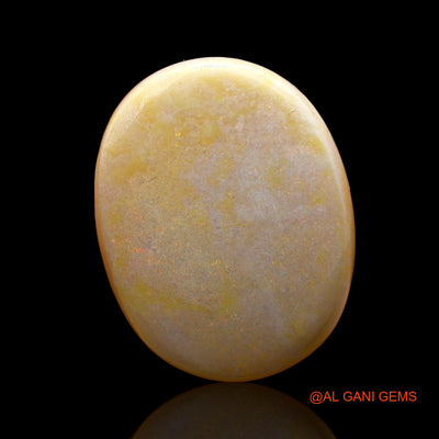 15.00 Cts Natural Australian Fire Opal Loose Gemstone Oval Cabochon 23x18x5 mm AC-802