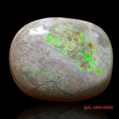 14.00 Cts Unheated Australian Fire Opal Loose Gemstone Oval Cabochon Natural 20x17x6 mm AC-804