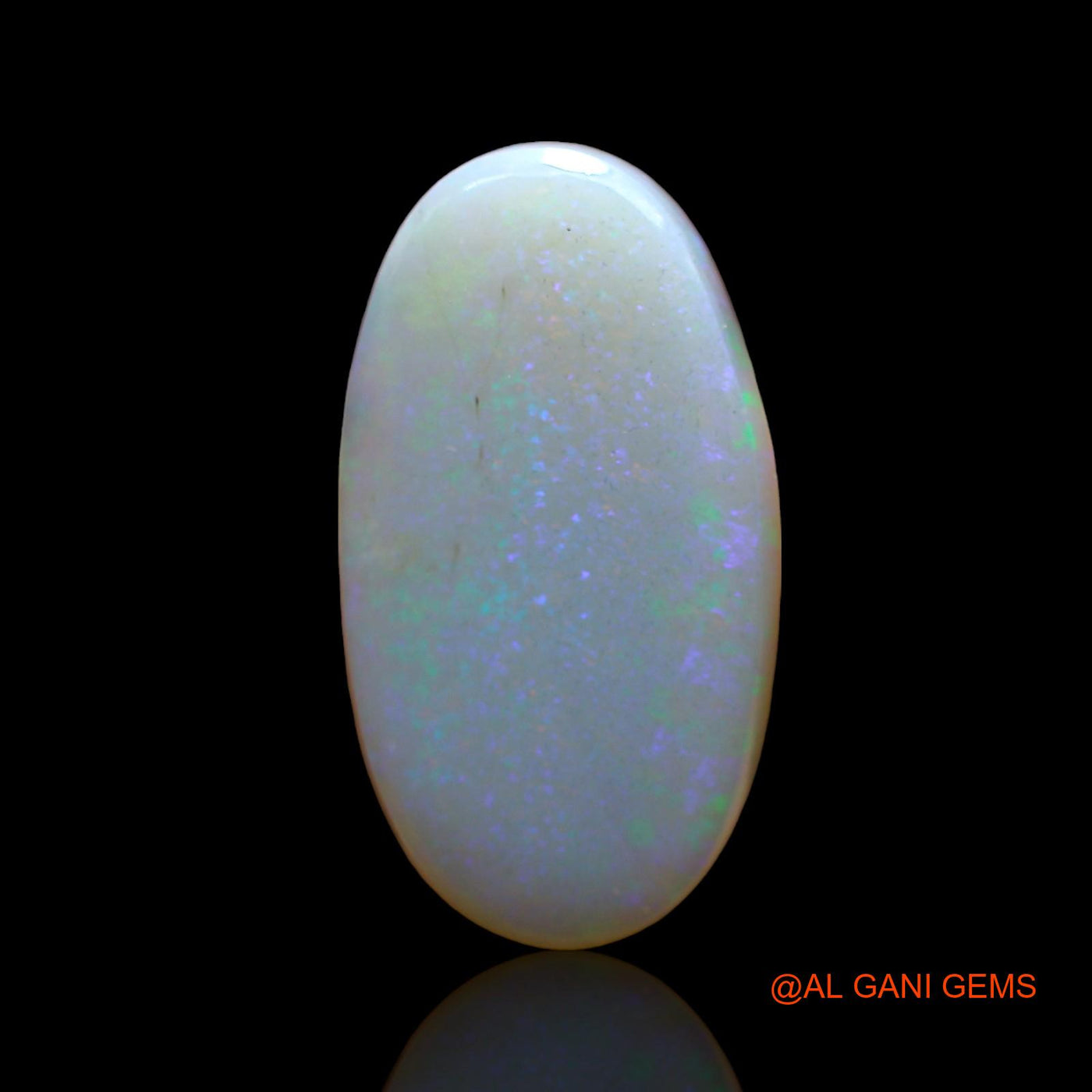 Natural Fire Opal Gemstone 12.00 Cts Loose Oval Cabochon From Australia 25x13x5 mm AC-805