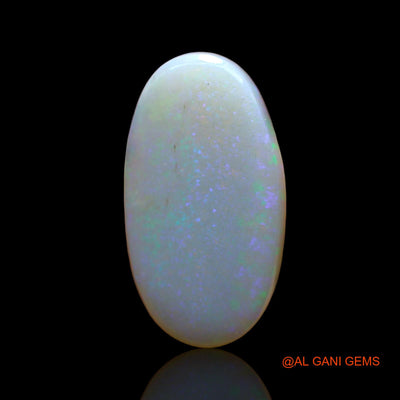 Natural Fire Opal Gemstone 12.00 Cts Loose Oval Cabochon From Australia 25x13x5 mm AC-805