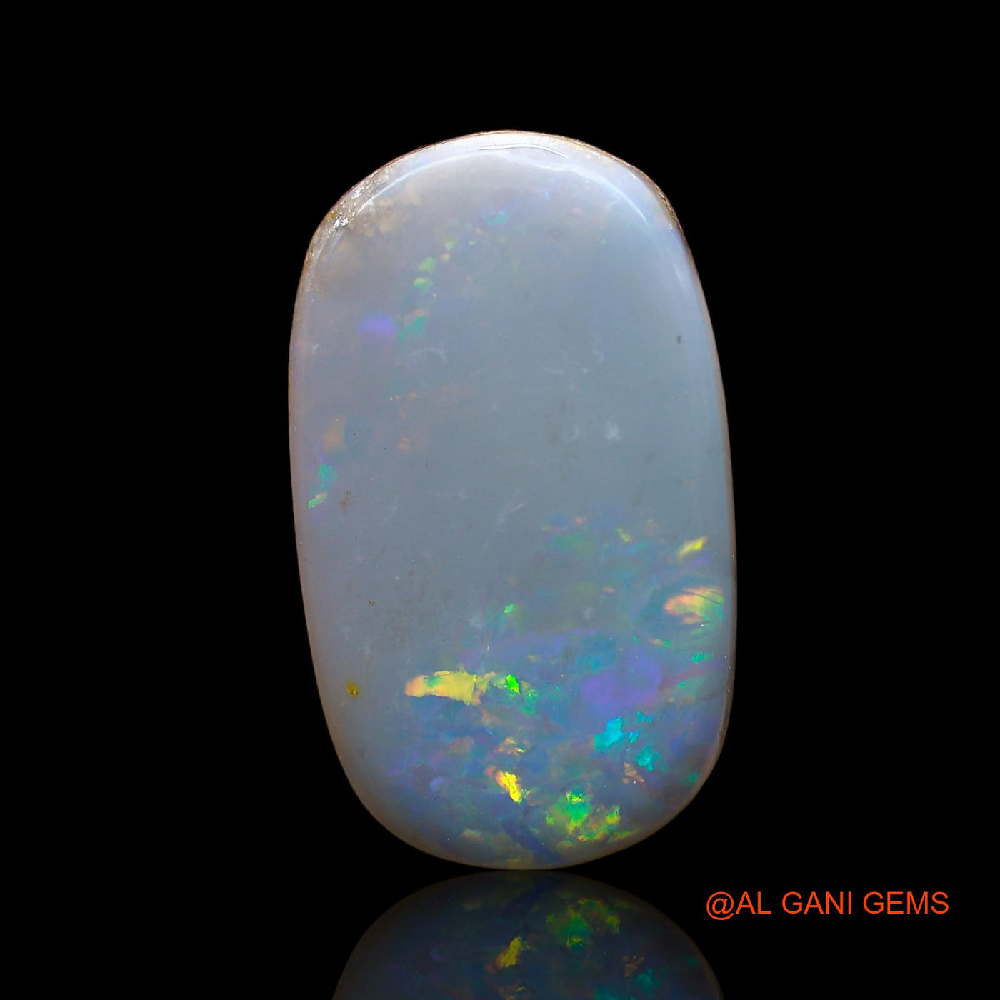 8.00 Cts Unheated Australian Fire Opal Loose Gemstone Oval Cabochon Natural 22x13x3 mm AC-807