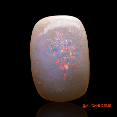 Natural Untreated Fire Opal Loose Gemstone Oval Cabochon From Australia 11.00 Cts 21x14x5 mm AC-809