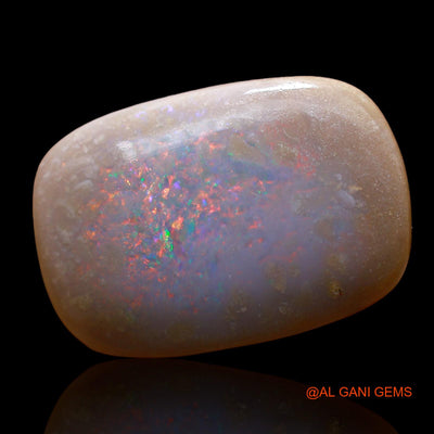 Natural Untreated Fire Opal Loose Gemstone Oval Cabochon From Australia 11.00 Cts 21x14x5 mm AC-809