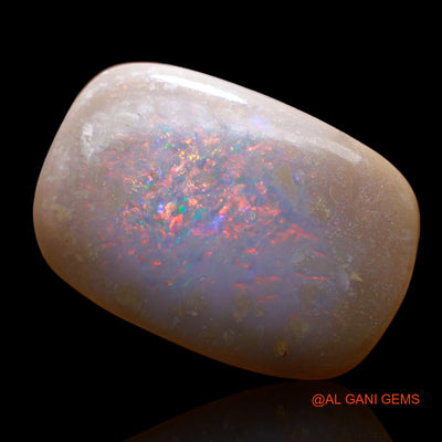 Natural Untreated Fire Opal Loose Gemstone Oval Cabochon From Australia 11.00 Cts 21x14x5 mm AC-809