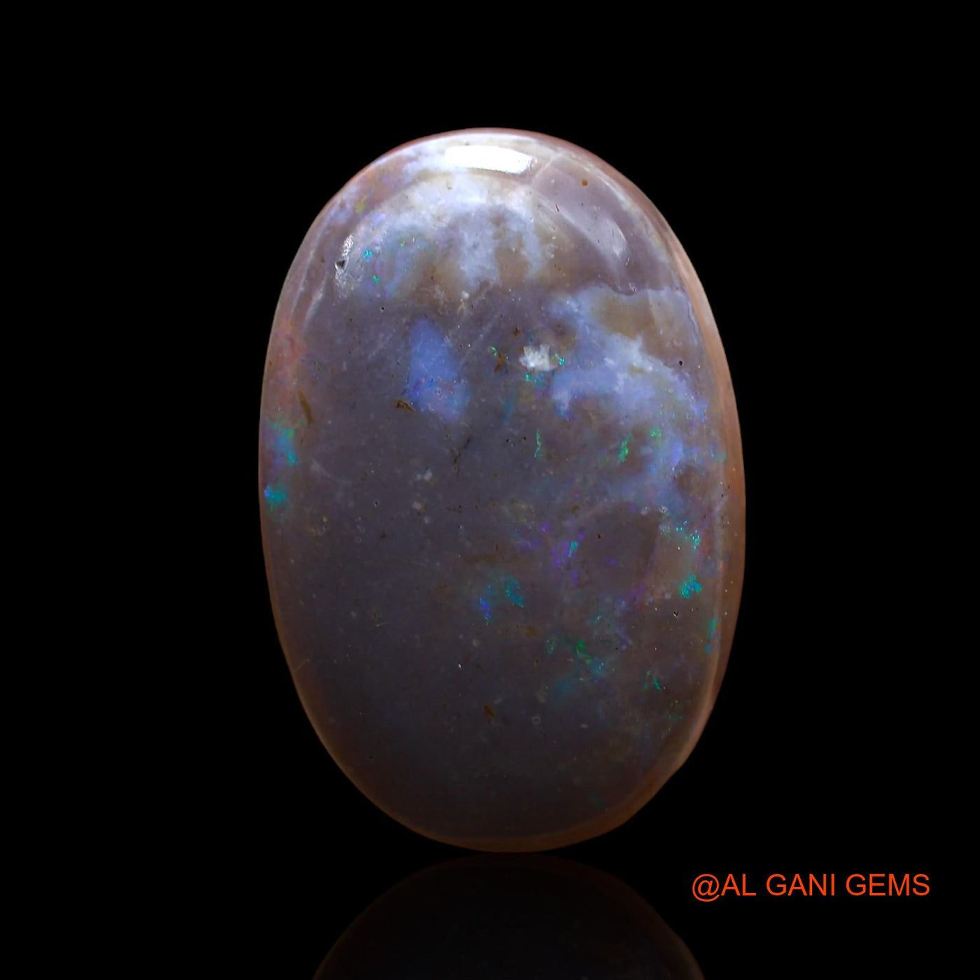 15.00 Cts Natural Australian Fire Opal Oval Cabochon Loose Gemstone For Jewelry 21x14x7 mm AC-810