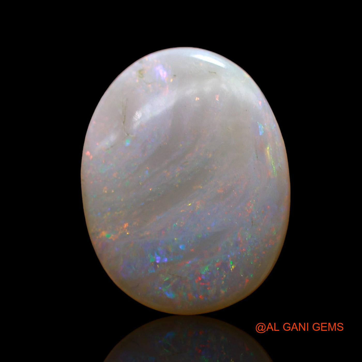 11.00 Cts Natural Australian Fire Opal Loose Gemstone Oval Cabochon 20x15x5 mm AC-811