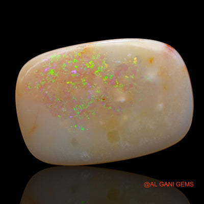7.00 Cts Unheated Australian Fire Opal Loose Gemstone Oval Cabochon Natural 20x13x3 mm AC-812