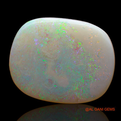 Natural Fire Opal Gemstone 8.00 Cts Loose Oval Cabochon From Australia 19x15x3 mm AC-814