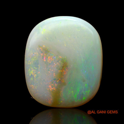 Natural Fire Opal Gemstone 13.00 Cts Loose Oval Cabochon From Australia 18x15x5 mm AC-815