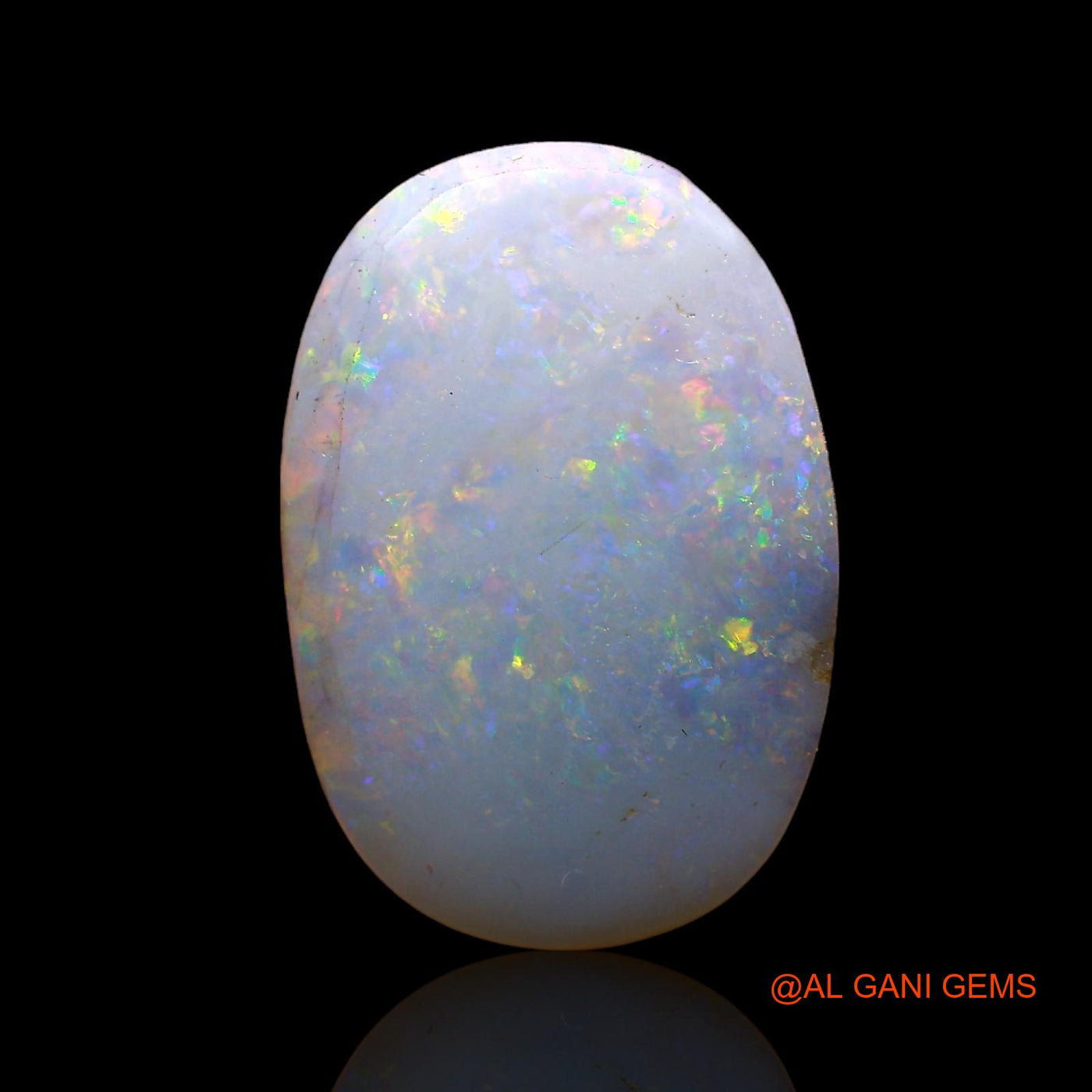 5.00 Cts Natural Australian Fire Opal Loose Gemstone Oval Cabochon 19x13x3 mm AC-818