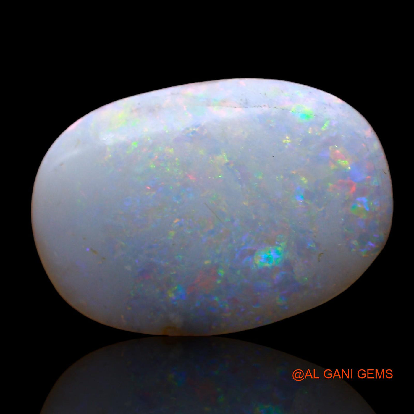 5.00 Cts Natural Australian Fire Opal Loose Gemstone Oval Cabochon 19x13x3 mm AC-818